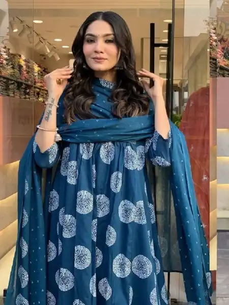 Printed Morpich Kurti