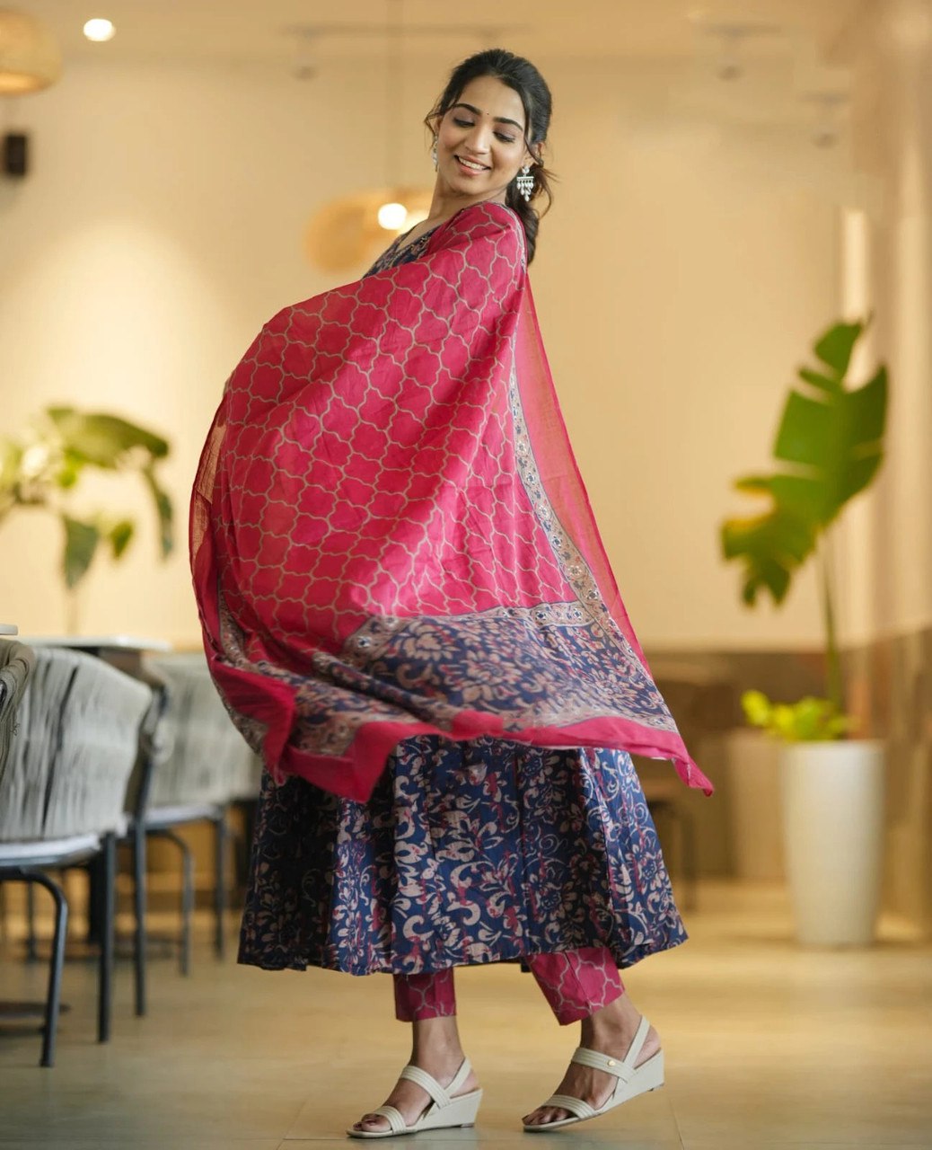 Printed Kurti NavyBlue - View 5 of 5